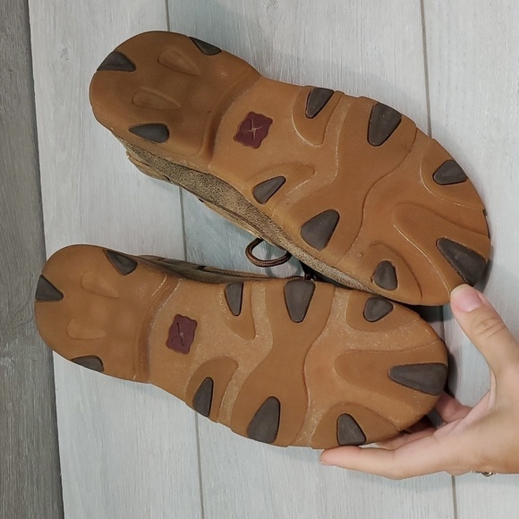 Twisted X Womens Driving Moc Leather Loafer shoes sz 5.5M - Picture 12 of 12